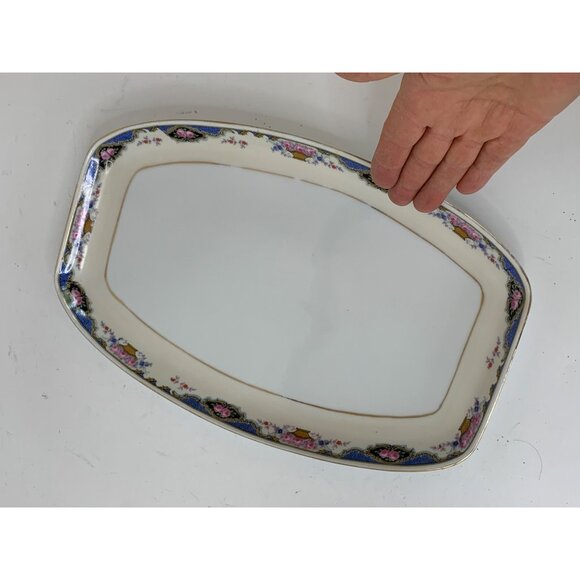 VTG 40s Edelstein Bavaria Porcelain Serving Platter Medium Size 13"x8" L10135 - Picture 5 of 6